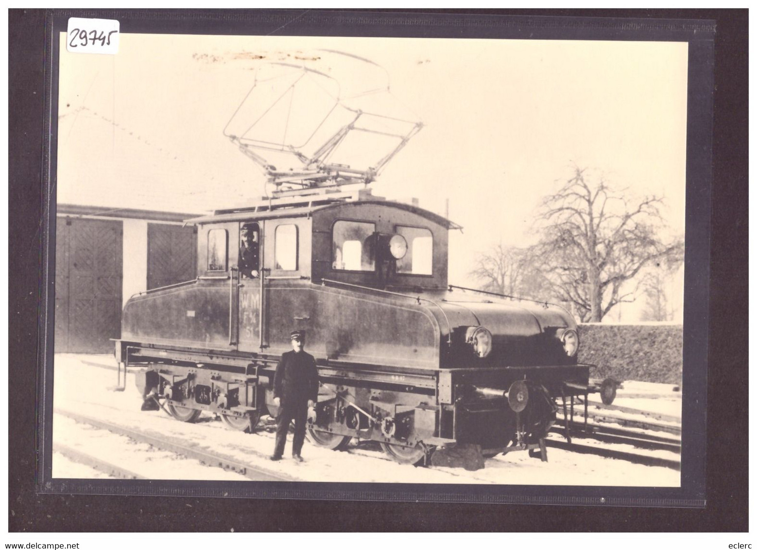 FORMAT 10x15cm - WM - WOHLEN MEISTERSCHWANDEN BAHN - REPRO ANNEES 70 - LEUTWILER VERLAG - TRAIN - BAHN - TB - Meisterschwanden