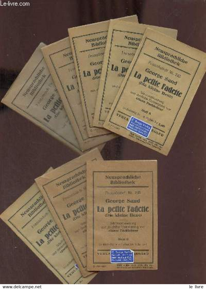 La Petite Fadette (die Kleine Hexe) - Neusprachliche Bibliothek - 8 Volumes : Heft 1+2+3+4+5+6+8+9. - Sand George - 0 - Other & Unclassified