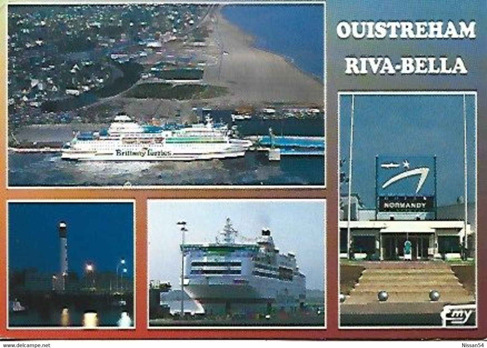 CPM OUISTREHAM RIVA-BELLA  - BATEAUX - FERRYS - Ouistreham