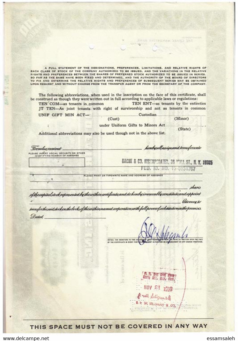 USD22101 USA Document Of 100 Shares / Food Fair Stores, Inc. - D - F