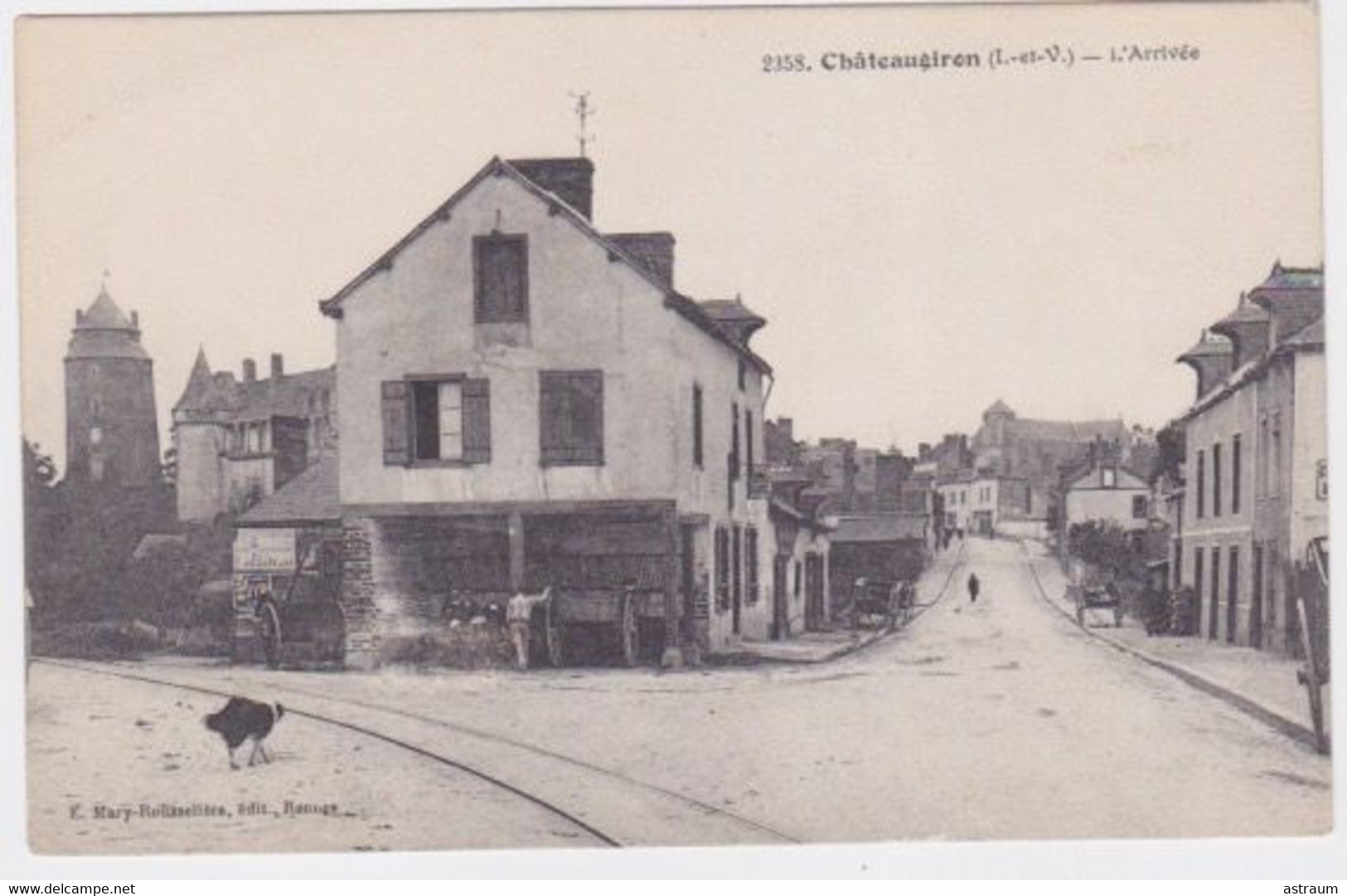 Cpa -35- Chateaugiron -- Arrivée -edi Rousseliere N°2358 - Châteaugiron