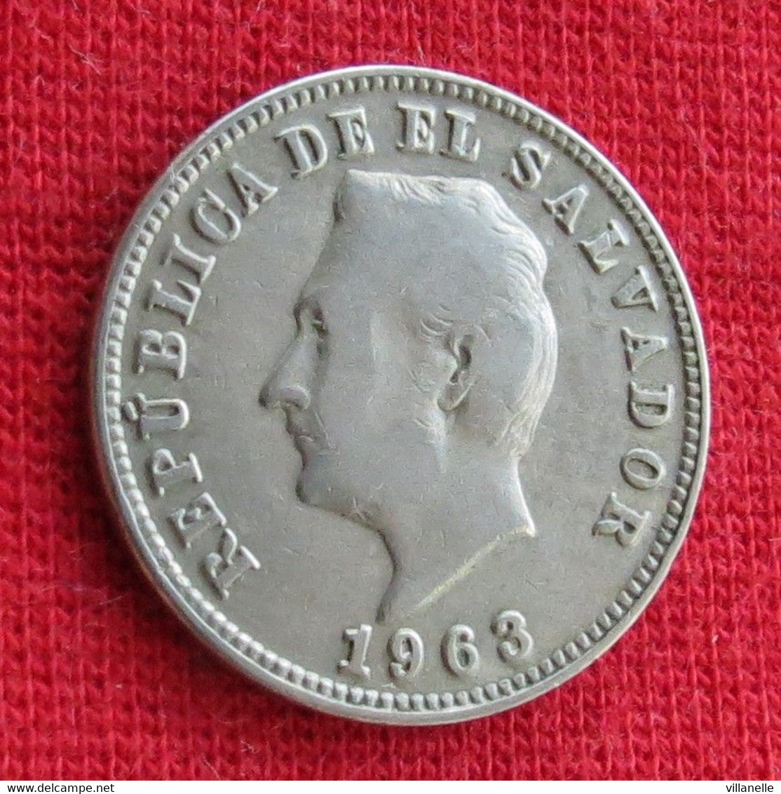 El Salvador 5 Centavos 1963 KM# 134 Lt 468 *VT - El Salvador