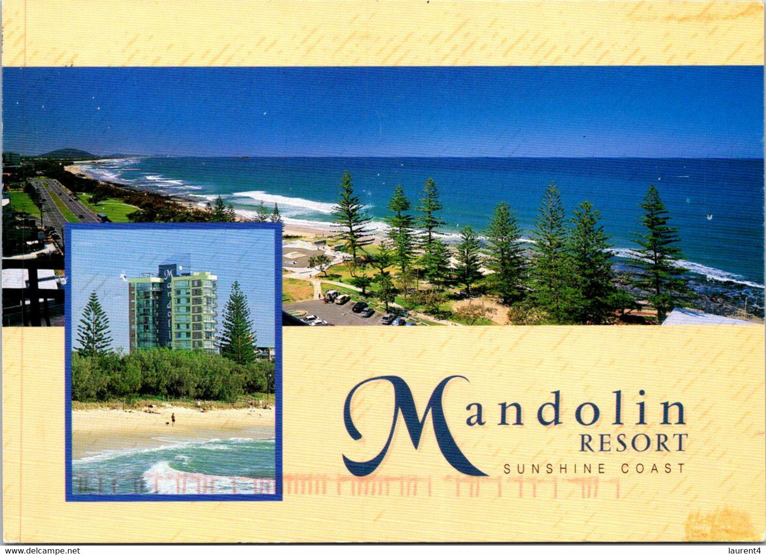 (2 J 57) (OZ) Australia -  QLD - Mandolin Resort (Hotel) Sunshine Coast (posted With Flower Stamp) - Sunshine Coast