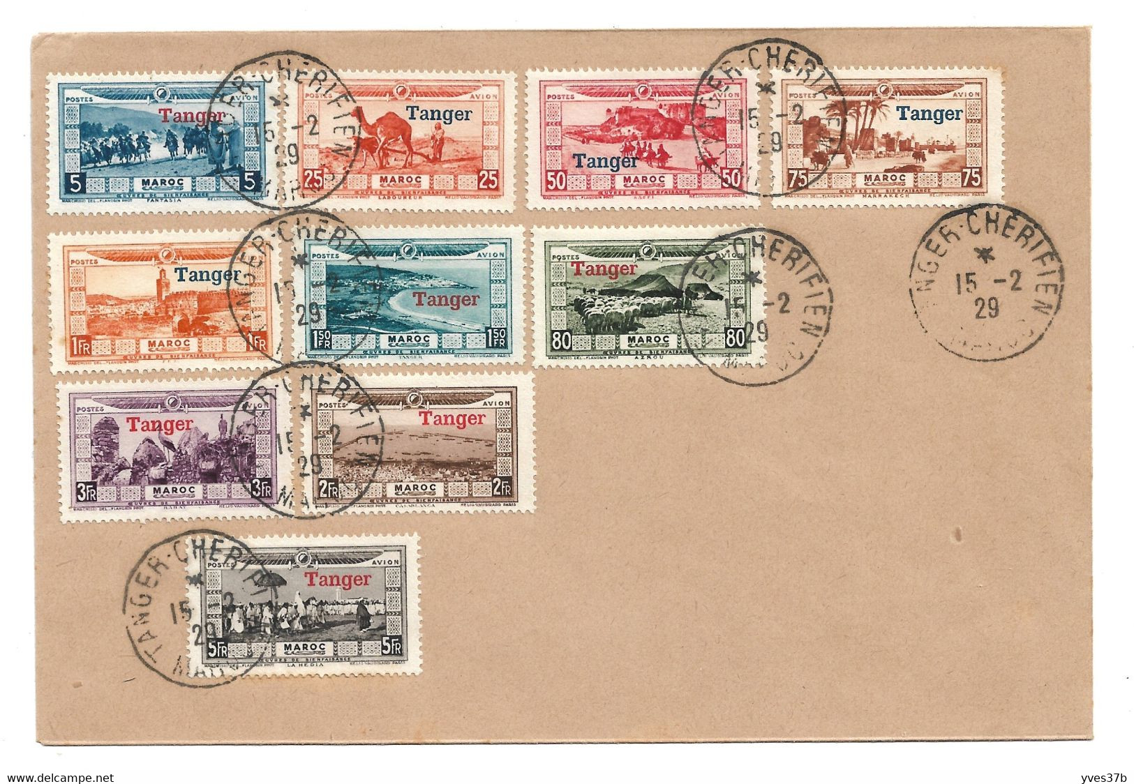 MAROC Poste Aérienne  N°22/31 -  S/env. Non Voyagée - TTB - - Airmail