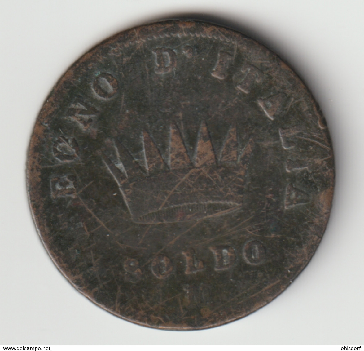 ITALIA 1811: 1 Soldo, Napoleone, KM 3 - Napoleoniche