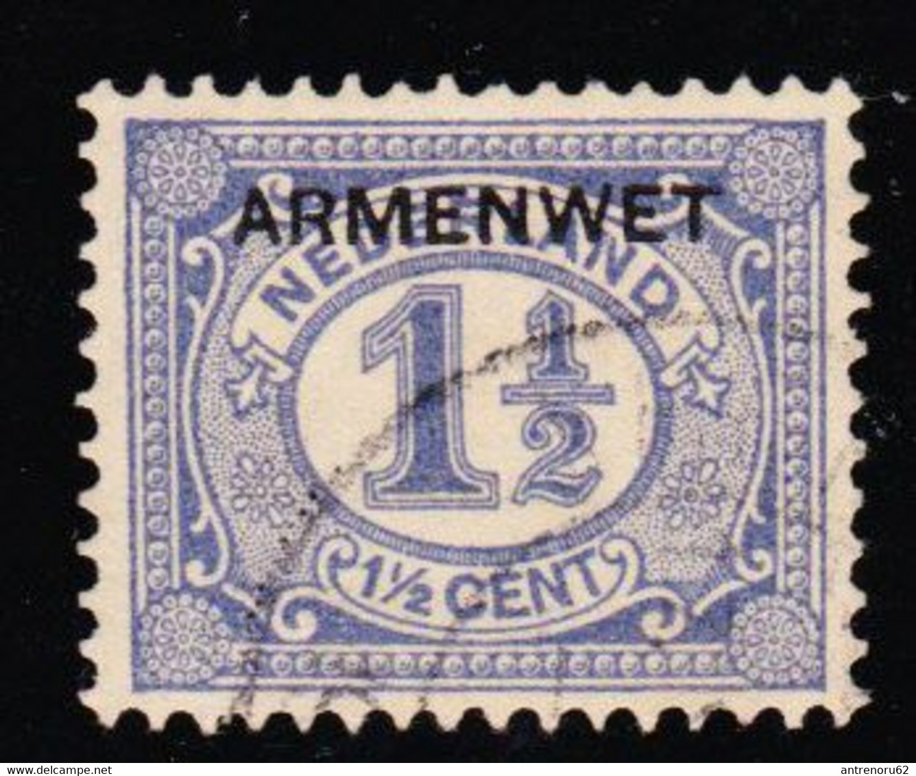 STAMPS-NETHERLANDS-1913-18-USED-SEE-SCAN - Service