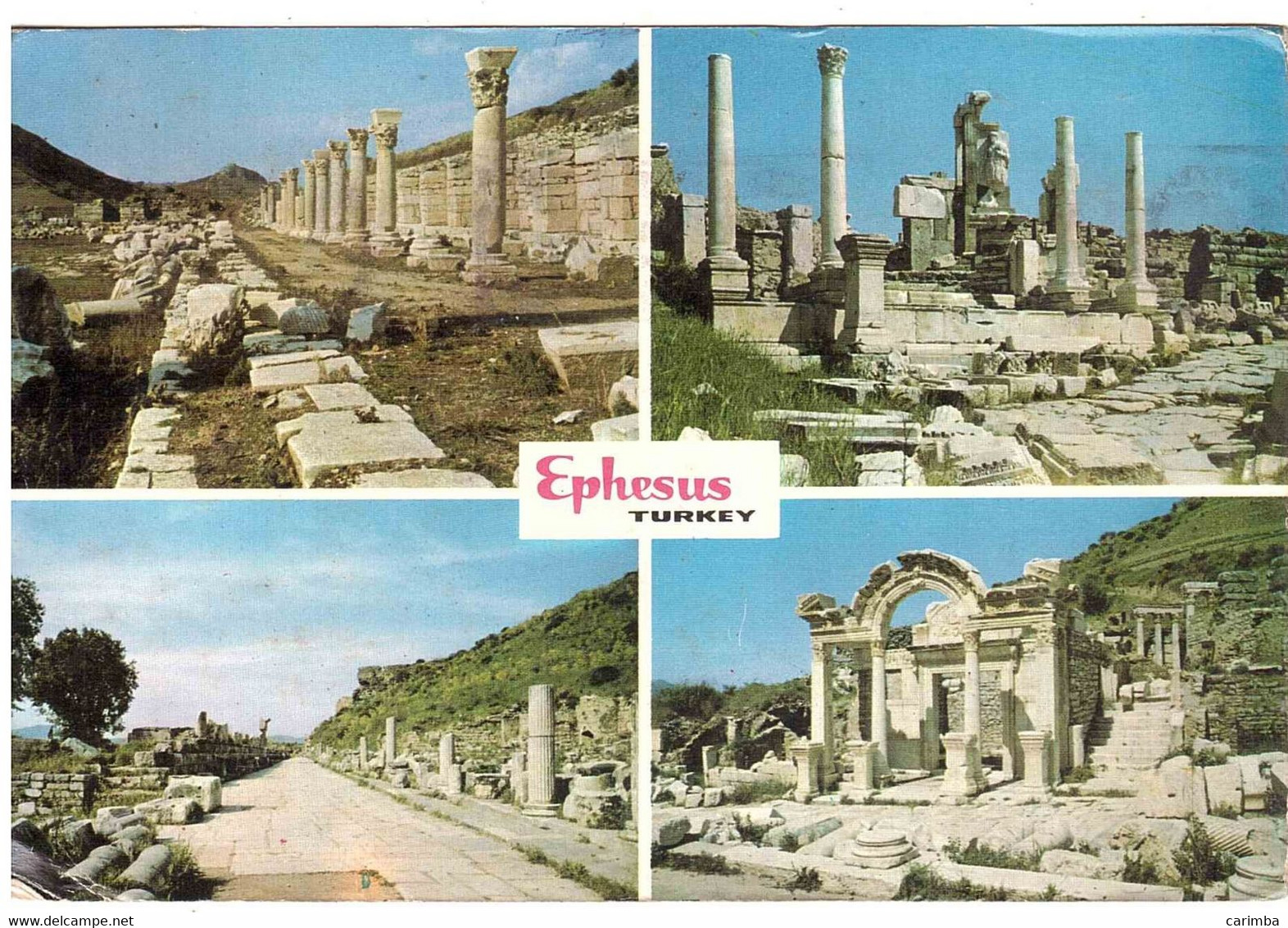 CARTOLINA EPHESEUS PER ITALIA - Cartas & Documentos