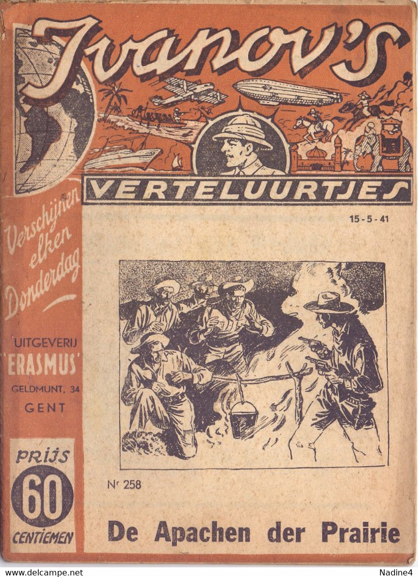 Tijdschrift Ivanov's Verteluurtjes - N° 258 - De Apachen Der Prairie - Sacha Ivanov - Uitg. Geldmunt Gent - 1941 - Giovani