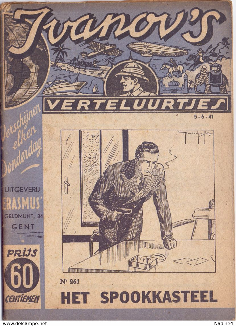 Tijdschrift Ivanov's Verteluurtjes - N° 261 - Het Spookkasteel - Sacha Ivanov - Uitg. Geldmunt Gent - 1941 - Kids