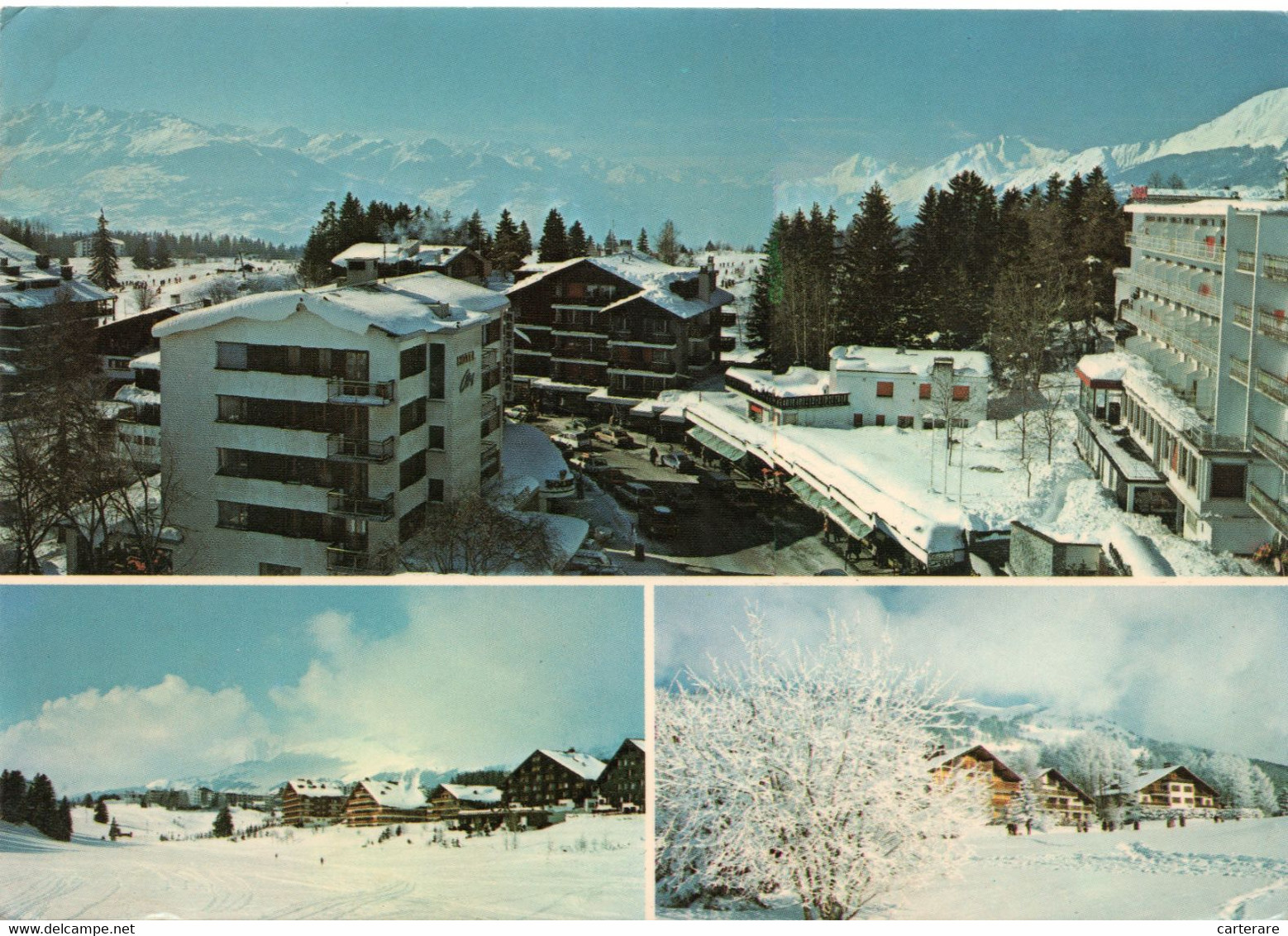 SUISSE,SWITZERLAND,SWISS,HELVETIA,SCHWEIZ ,SVIZZERA,VALAIS,CRANS-MONTANA,RARE,HOTEL - Crans-Montana