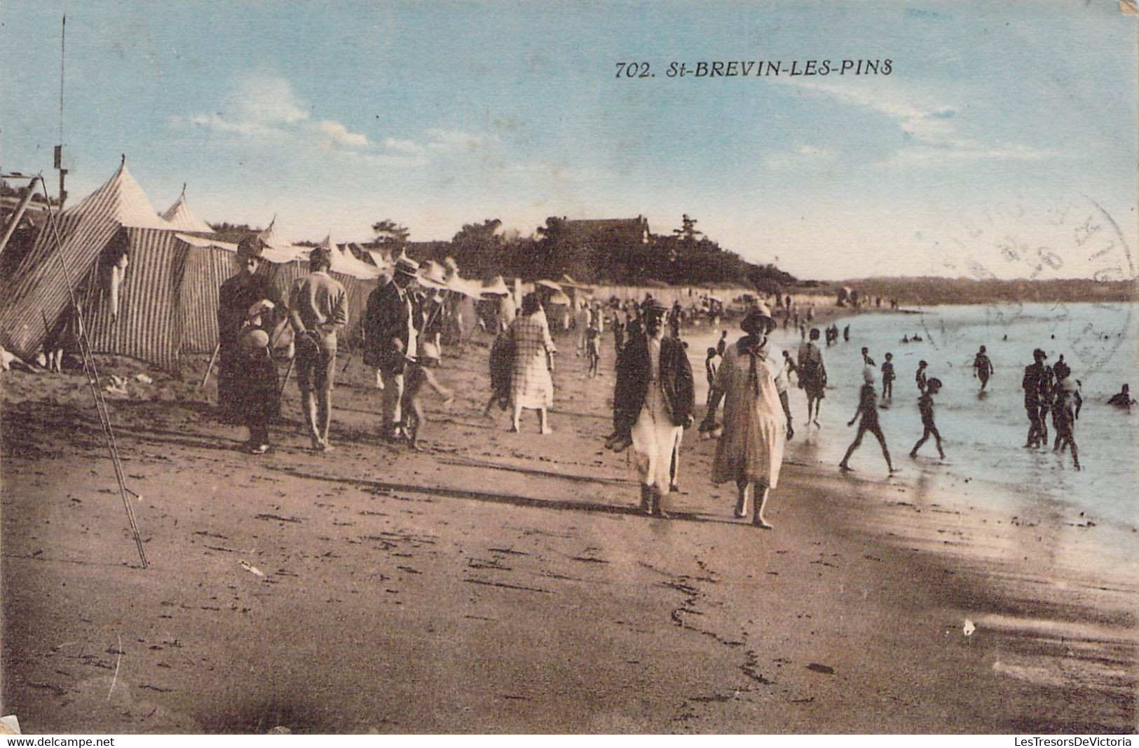 CPA - 44 - Saint BREVIN LES PINS - Plage - Carte Animée Colorisée - Saint-Brevin-les-Pins