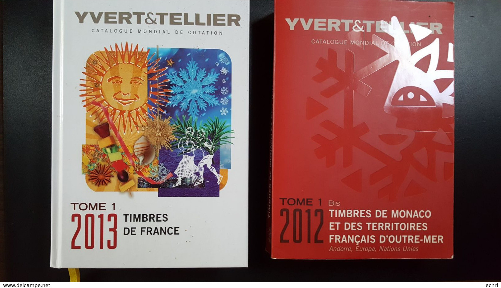 2 Catalogues  Yvert Et Tellier France 2013 Et  Monaco Et Territoires D' Outre Mer 2012 - Frankrijk