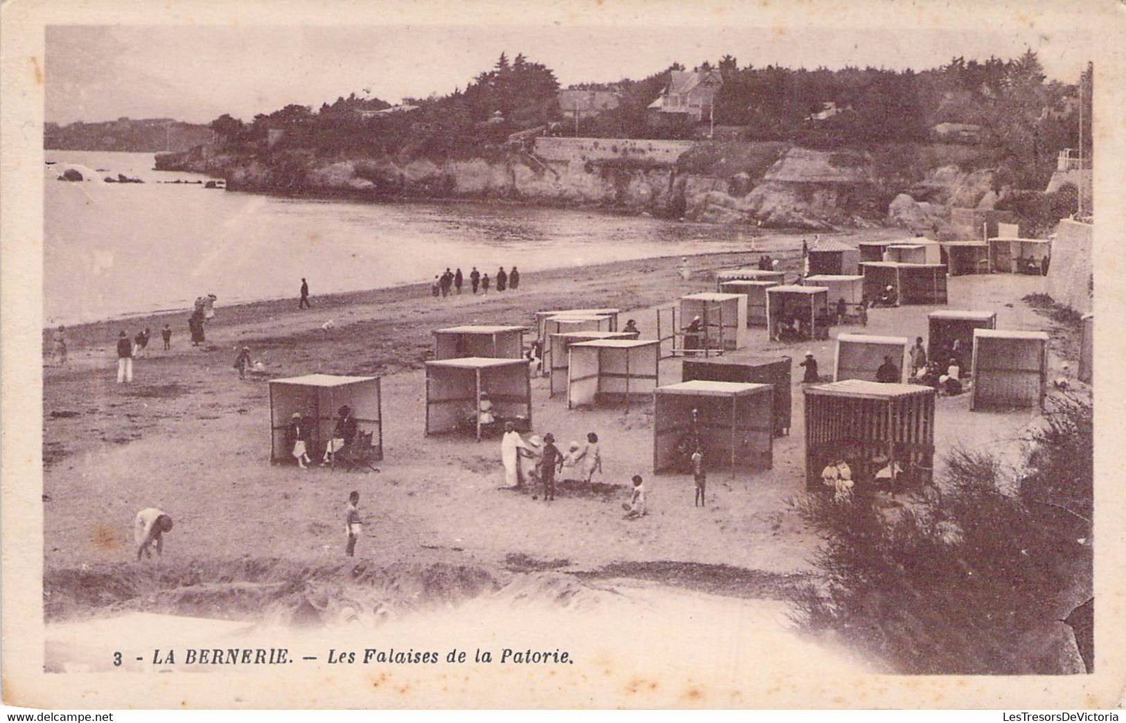 CPA - 44 - LA BERNERIE - Falaises De La Patorie - La Bernerie-en-Retz