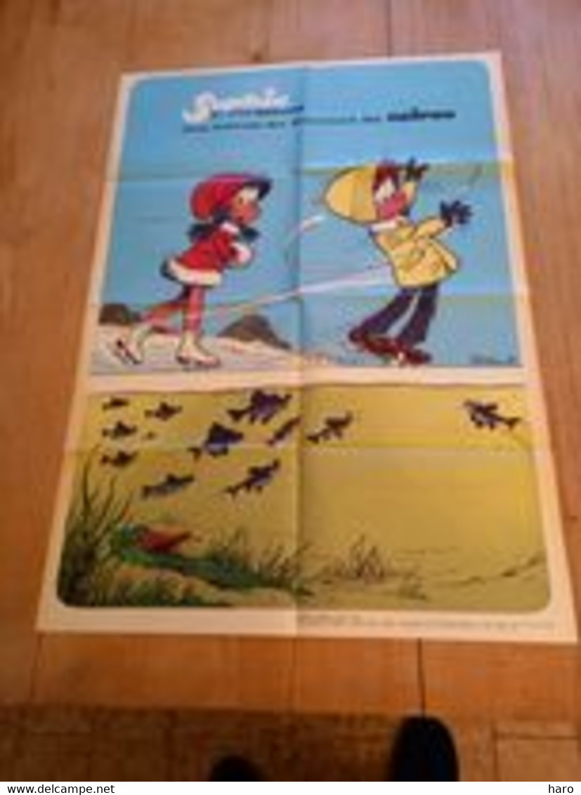 Poster, Affiche ( 43 X 60 Cm ) BD " SOPHIE Et P'tit Bernard " Journal SPIROU De 1971 (B313) - Afiches & Offsets