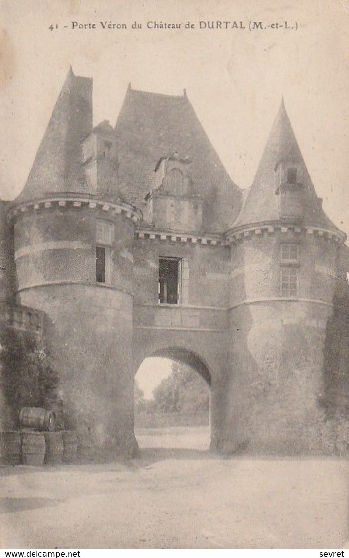 DURTAL. - Porte Véron Du Château - Durtal