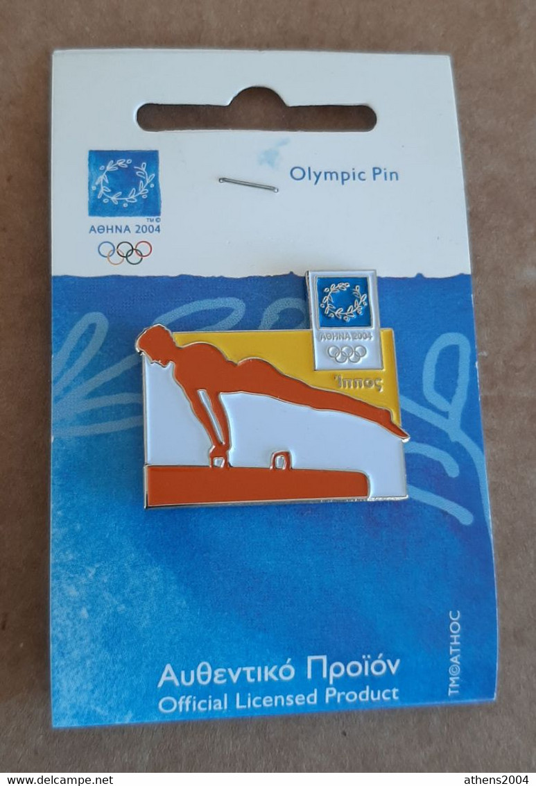 Athens 2004 Olympic Games, Gymnastics Pomel Horse Pin - Jeux Olympiques