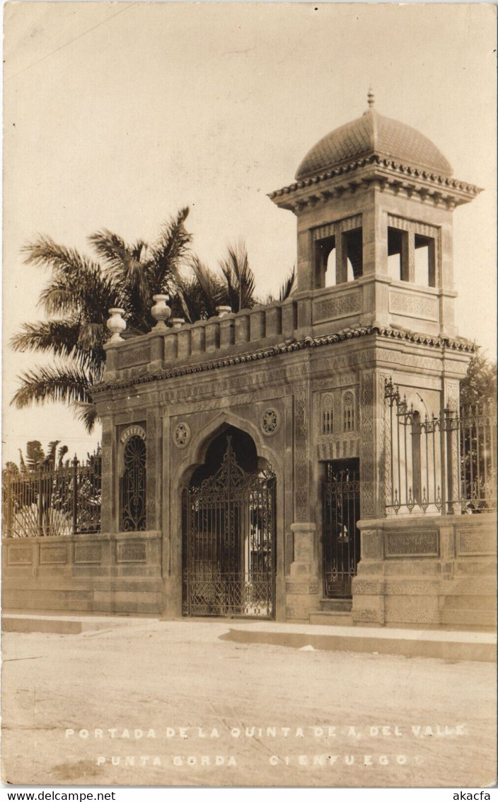 PC CUBA, CIENFUEGO, PUNTA GORDA, Vintage REAL PHOTO Postcard (b42831) - Cuba