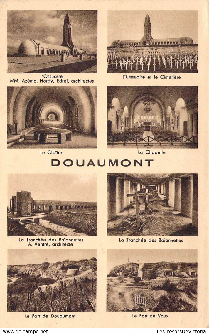 CPA - MILITARIAT - Multi Vues Sur La Commune De DOUAUMONT - Weltkrieg 1914-18