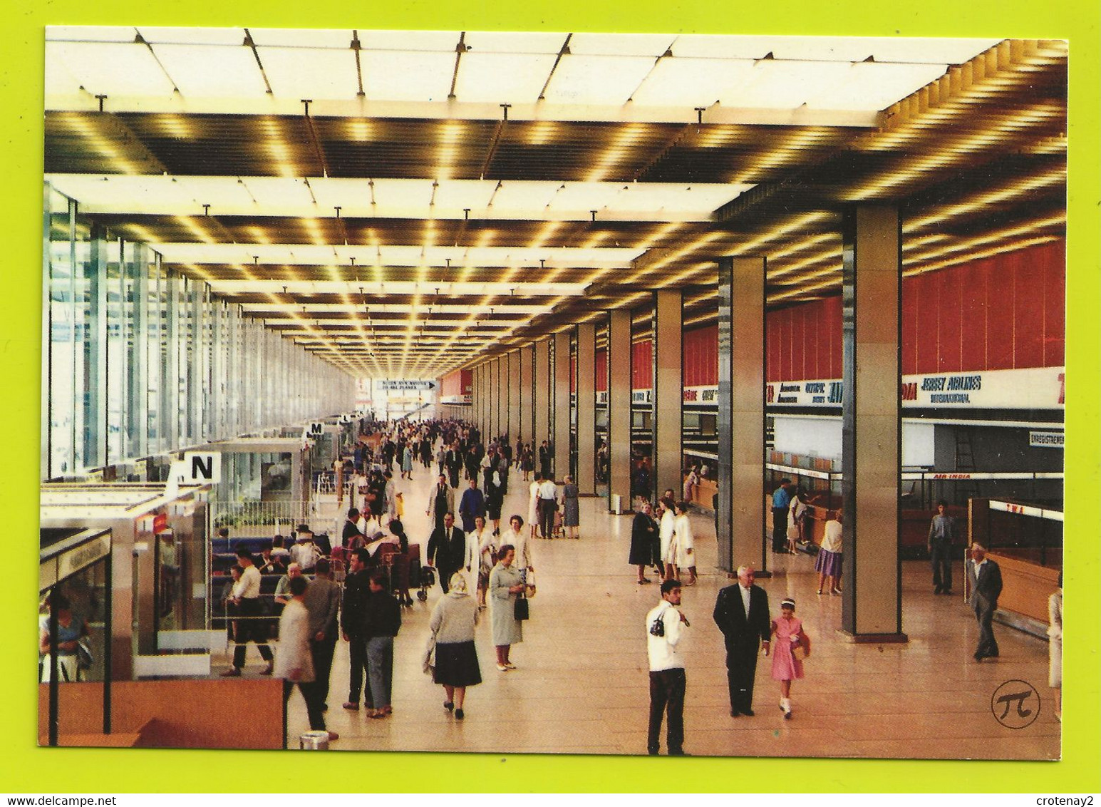 75 Aéroport De PARIS ORLY N°189 Le Hall De L'Aérogare Orly Sud VOIR DOS - Aéroports De Paris