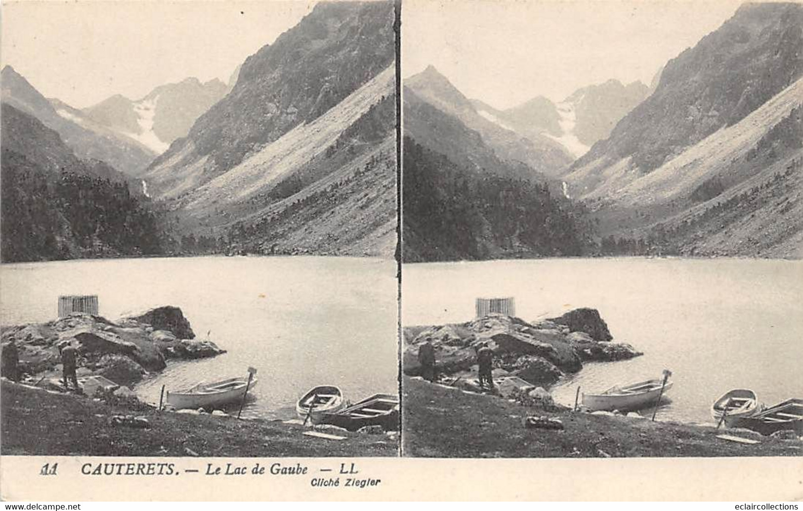 Cartes Stéréos.   16  Cartes   Gavarnie. Lourdes. Cauterets     (voir Scan) - Cartes Stéréoscopiques