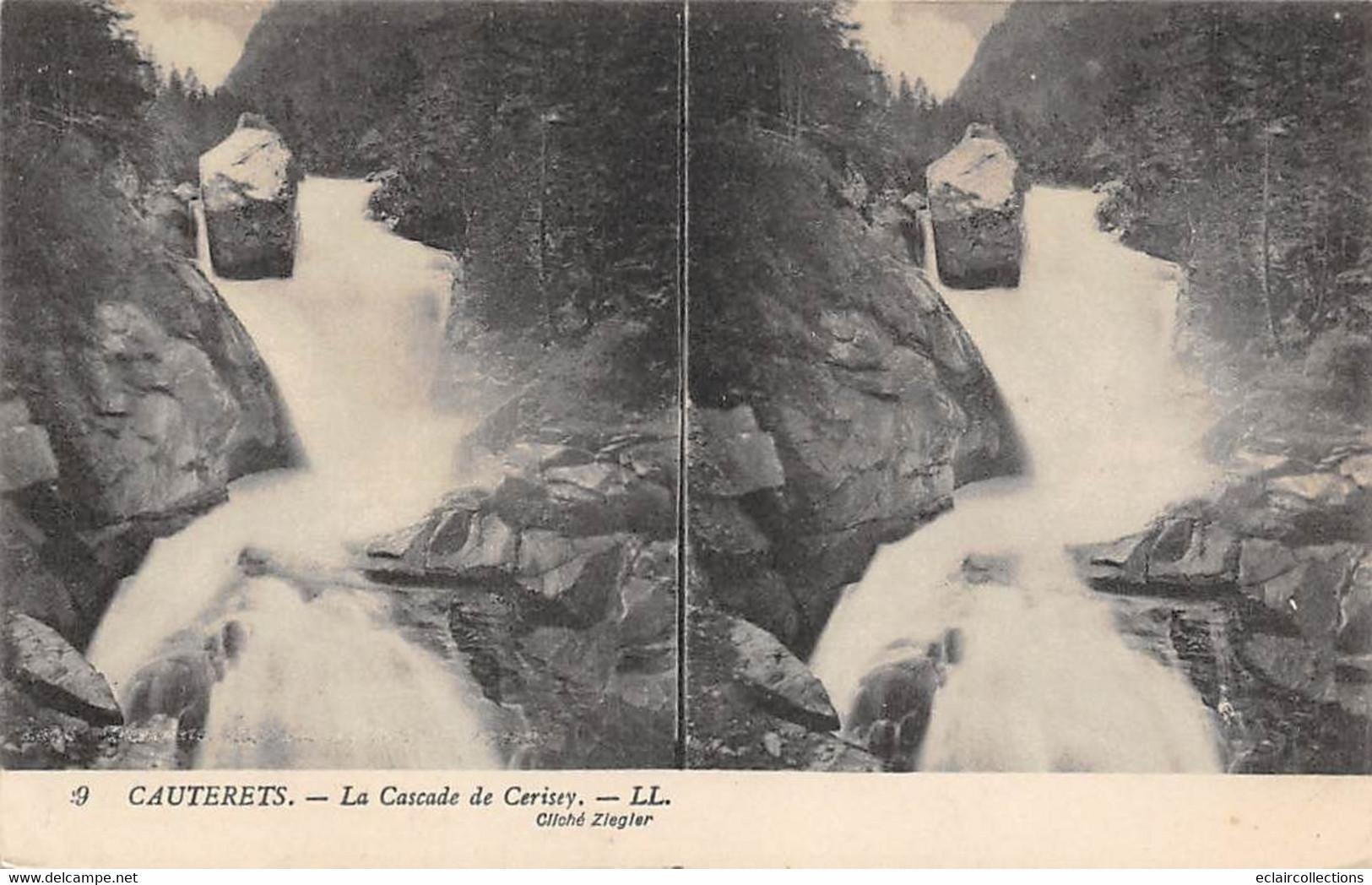 Cartes stéréos.   16  Cartes   Gavarnie. Lourdes. Cauterets     (voir scan)