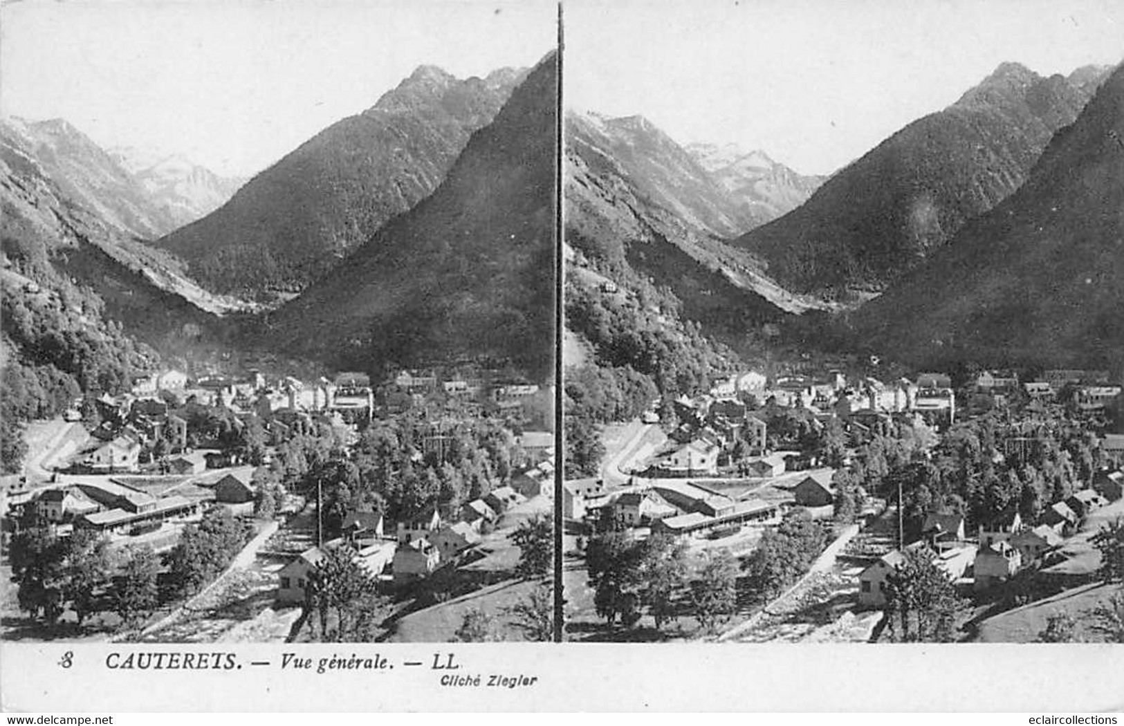 Cartes stéréos.   16  Cartes   Gavarnie. Lourdes. Cauterets     (voir scan)