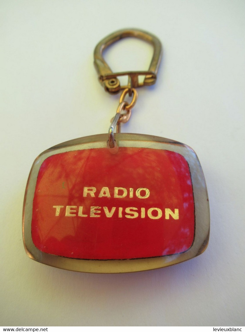Porte-Clés Publicitaire Ancien / Radio Télévision /CONTINENTAL EDISON / Epoxy//Vers 1960-1970 - Schlüsselanhänger