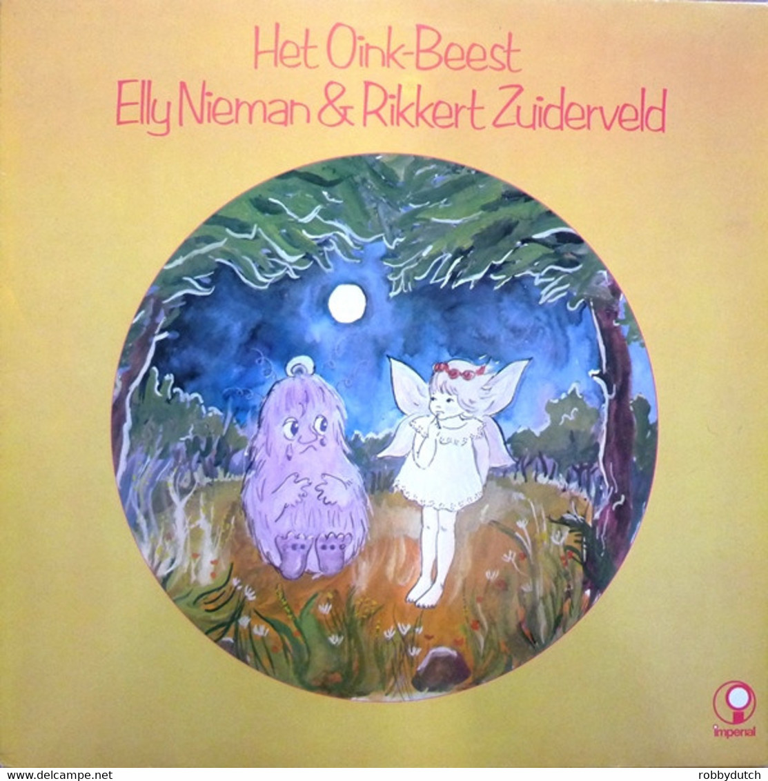 * LP *  ELLY EN RIKKERT ZUIDERVELD - HET OINK-BEEST (Holland 1972 EX-) - Enfants