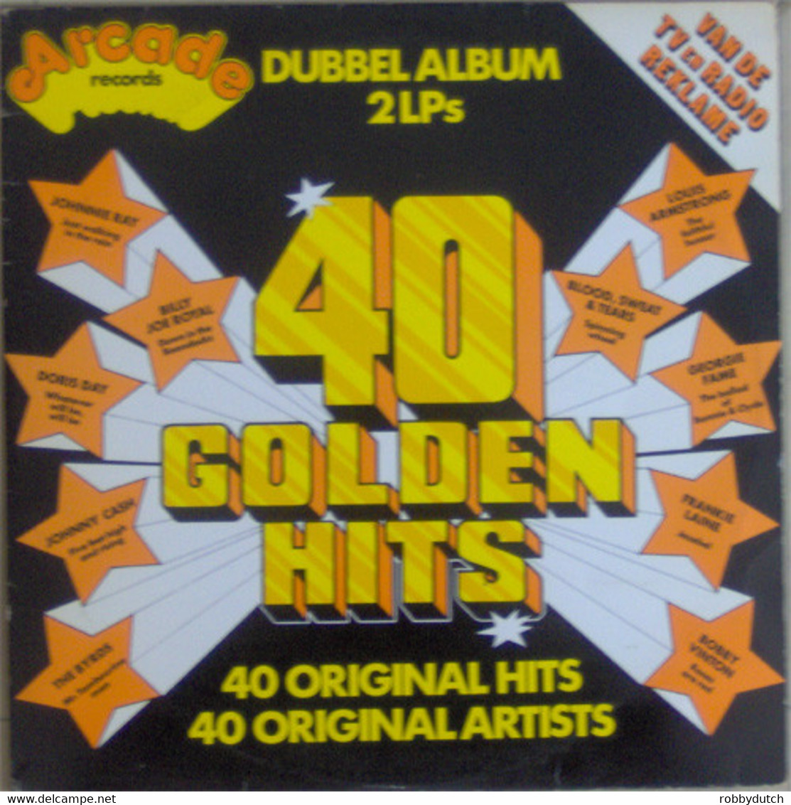 * 2LP * 40 GOLDEN HITS FROM THE 50's & 60's (Europe 1973) - Compilaties