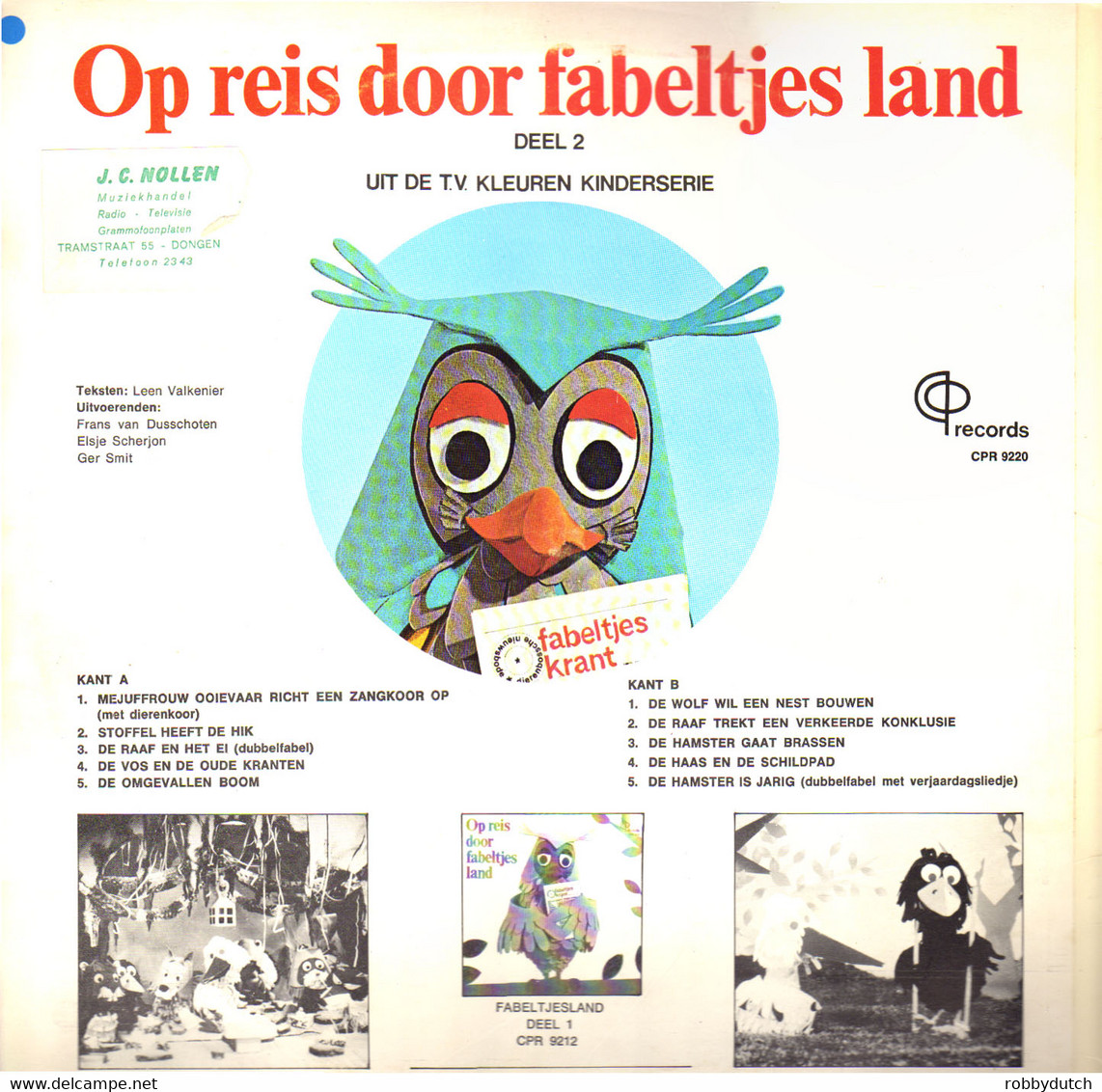 * LP *  DE FABELTJESKRANT - OP REIS DOOR FABELTJESLAND 2  (Holland 1969) - Enfants