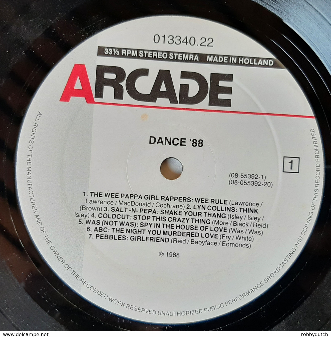 * 2LP *  DANCE 88 - VARIOUS ARTISTS - Dance, Techno En House