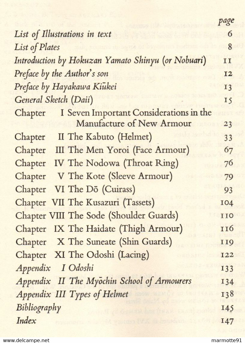 MANUFACTURE OF ARMOUR AND HELMETS IN 16th CENTURY JAPAN  PAR S. KOZAN  ARMURE CASQUE SAMOURAÏ JAPONAIS JAPON - Inglese