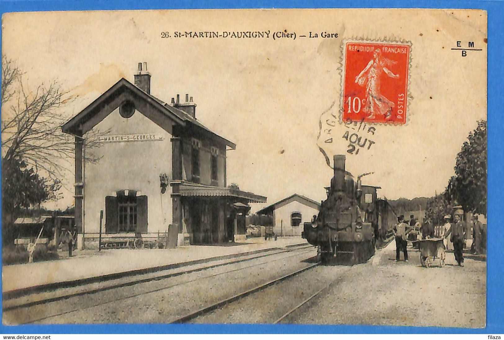 18 - Cher - Saint Martin D'Auxigny - La Gare (N9915) - Autres & Non Classés