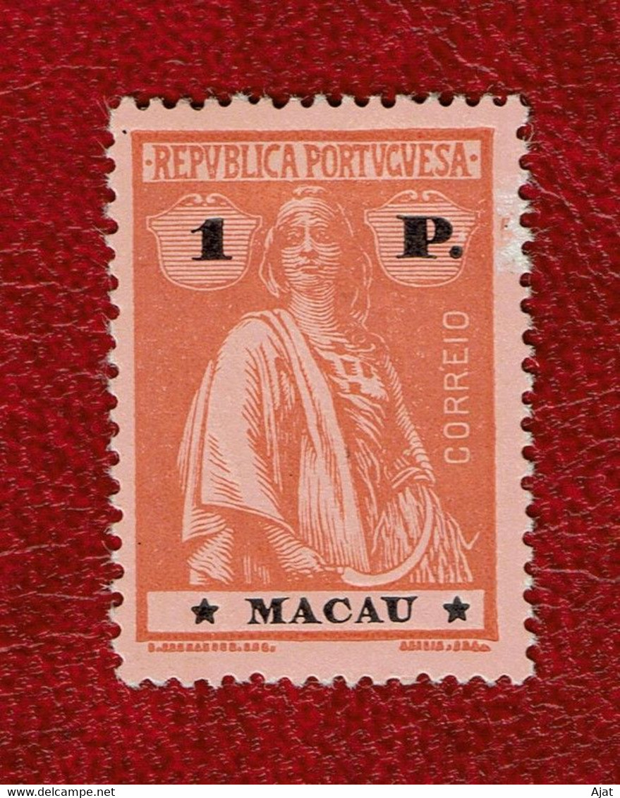 MACAU 1913 Ceres #224 MH - Ungebraucht