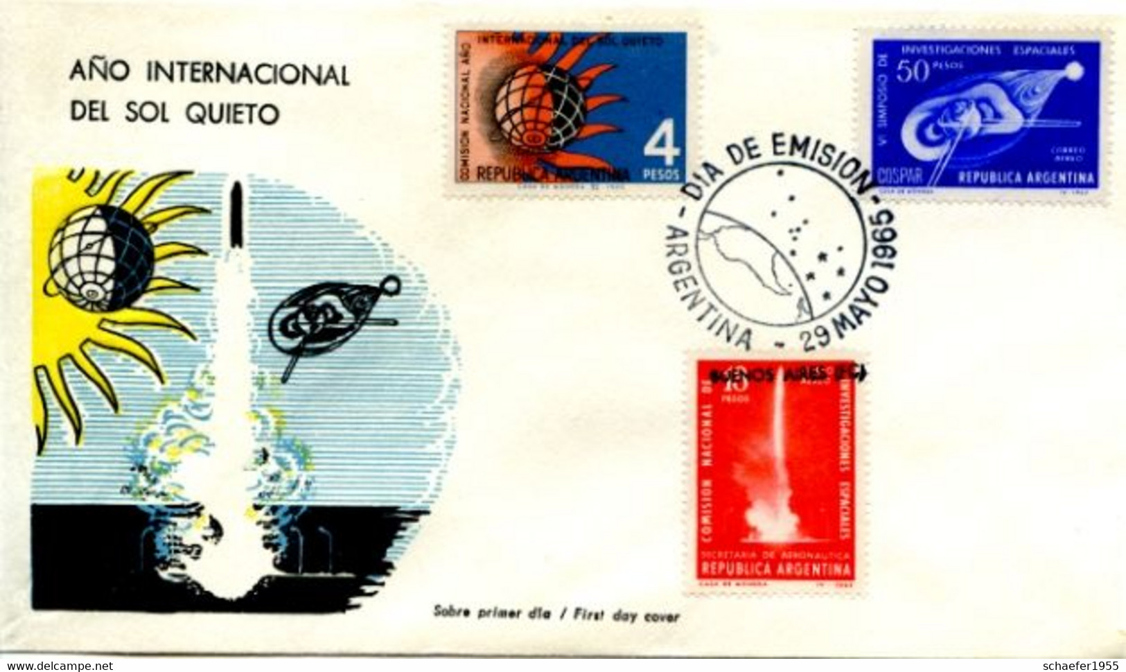 Argentina, Argentinien 1965 2x FDC + Stamps Perf. - América Del Sur