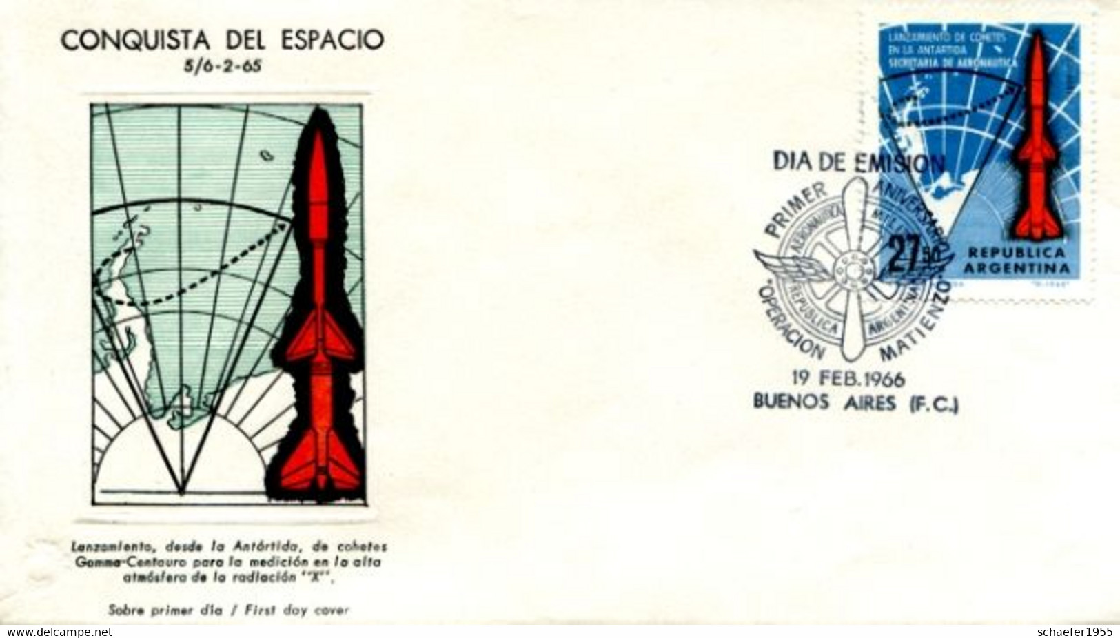 Argentina, Argentinien 1965 2x FDC + Stamps Perf. - Amérique Du Sud