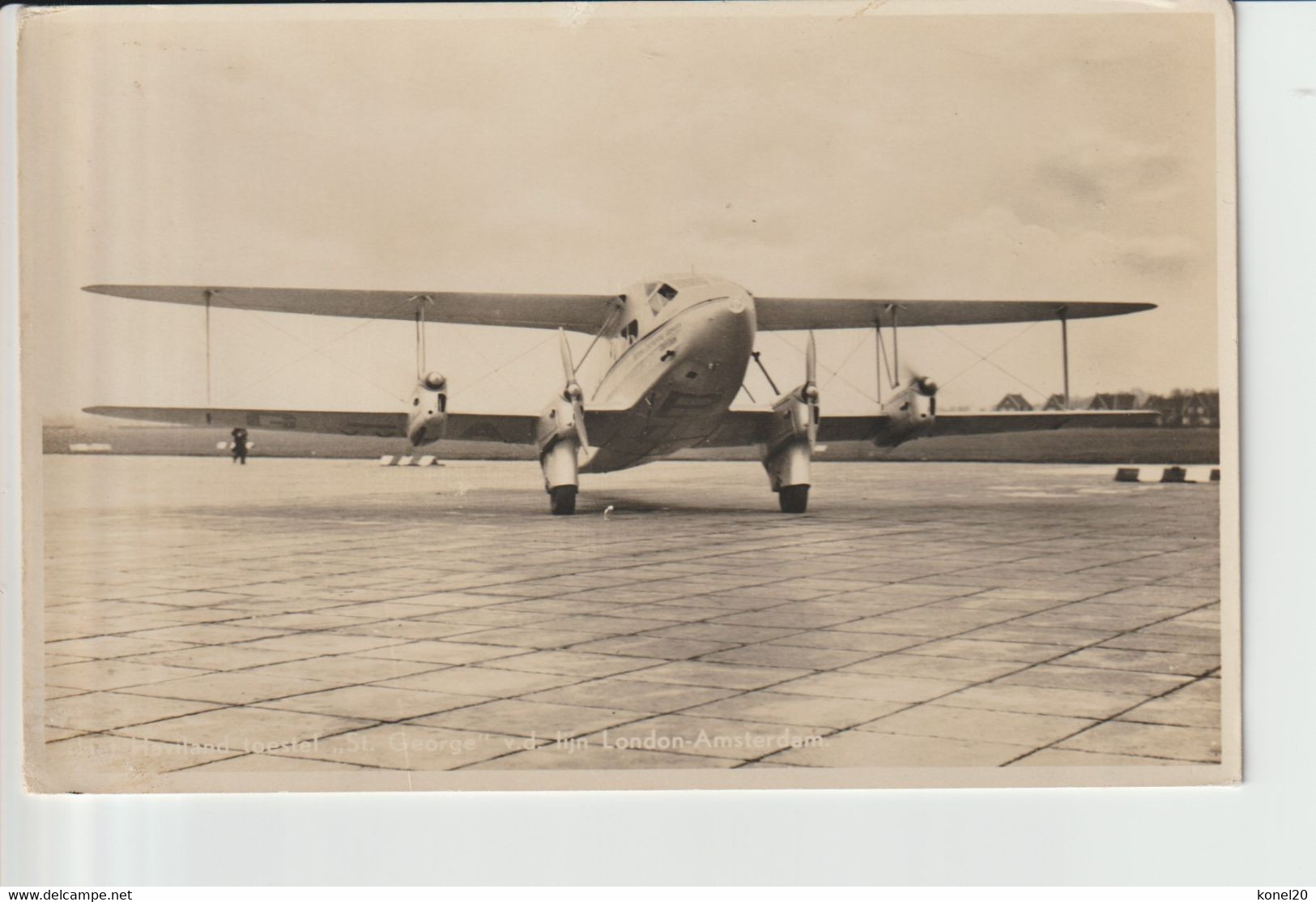 Vintage Rppc British RAS Railway Air Service De Havilland Aircraft - 1919-1938: Entre Guerres