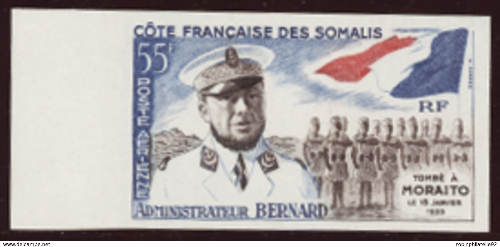Côte Des Somalis Non Dentelés Poste Aérienne N°27 Administrateur Bernard Qualité:** - Other & Unclassified