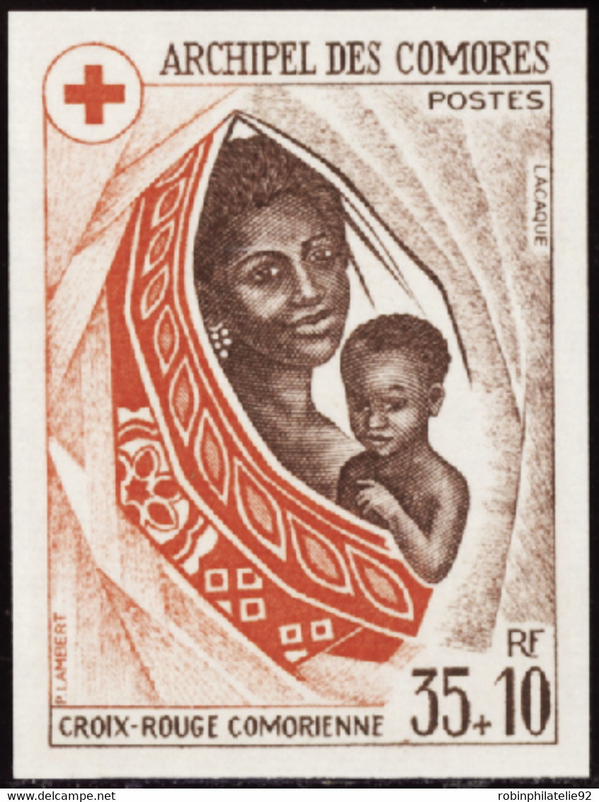 Comores Non Dentelés N°95 Croix Rouge 1974 Qualité:** - Andere & Zonder Classificatie