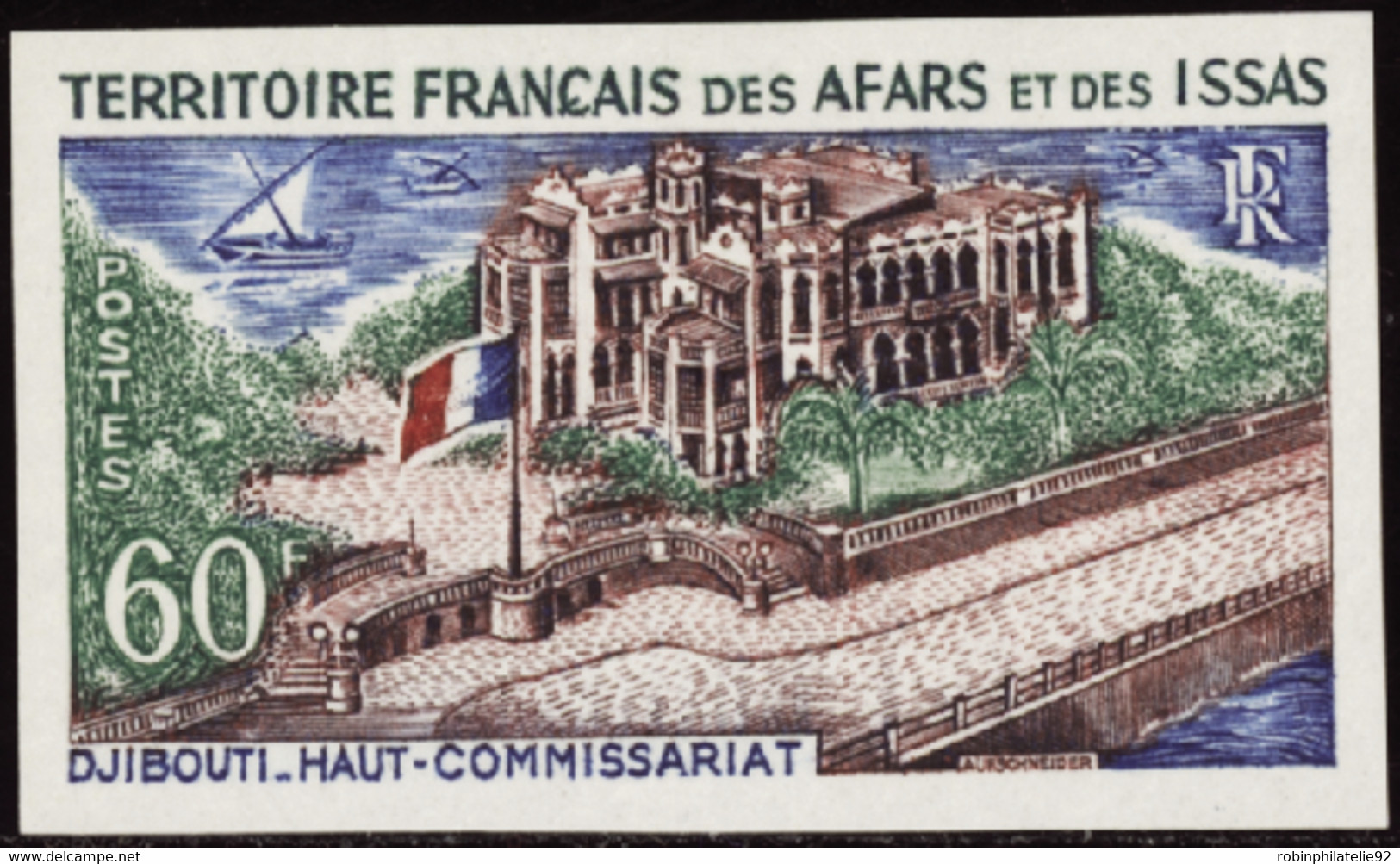 Afars Et Issas Non Dentelés N°348 60f Palais Du Haut-Commissariat Qualité:** - Altri & Non Classificati