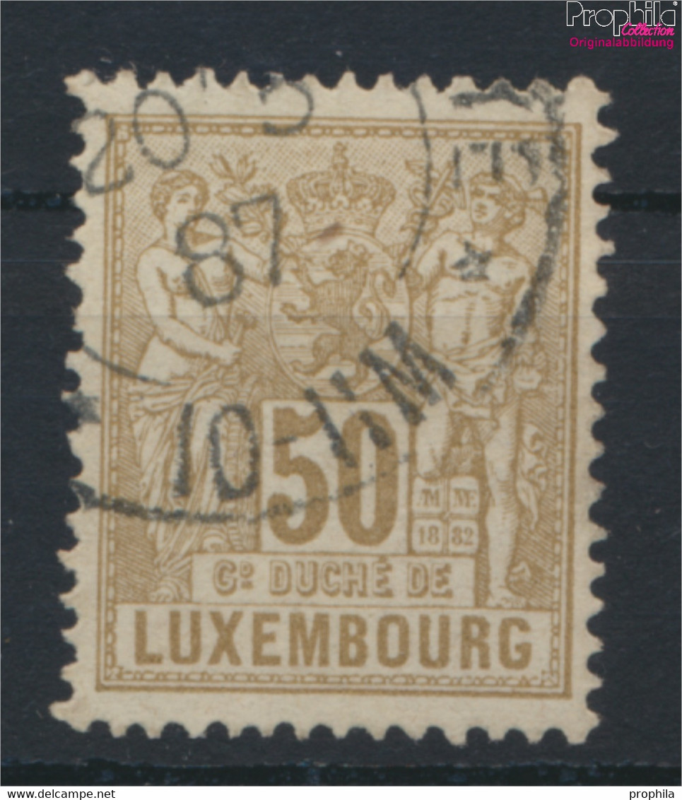 Luxemburg 54B Gestempelt 1882 Alegorie (9829574 - 1882 Allégorie