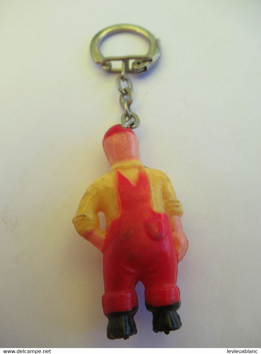 Porte-Clés Publicitaire Ancien/Produit Industriel/POLUREL/ Petit Personnage En Salopette/Vers 1960-1970    POC533 - Key-rings