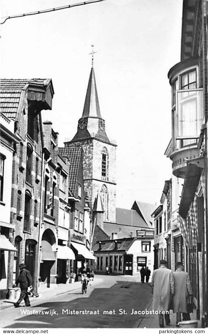 E374 - Winterswijk Misterstraat Met St Jacobstoren - Uitg Kramer - - Winterswijk