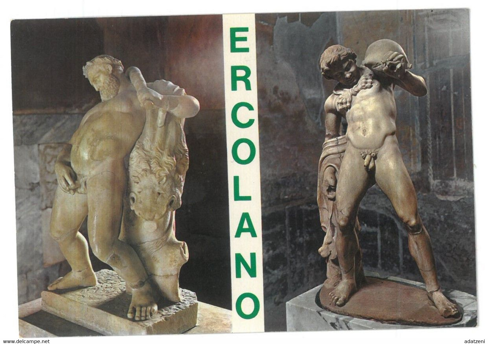 BR138 Ercolano Casa Dei Cervi Ercole Ebbro Fauno Non Viaggiata - Ercolano