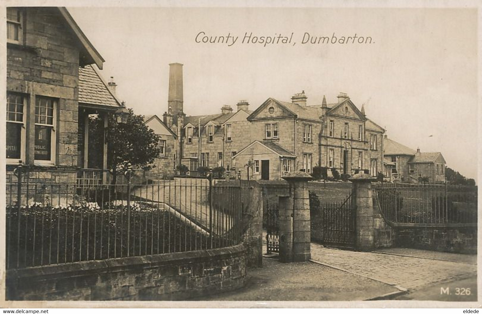 Real Photo Dumbarton County Hospital - Dunbartonshire