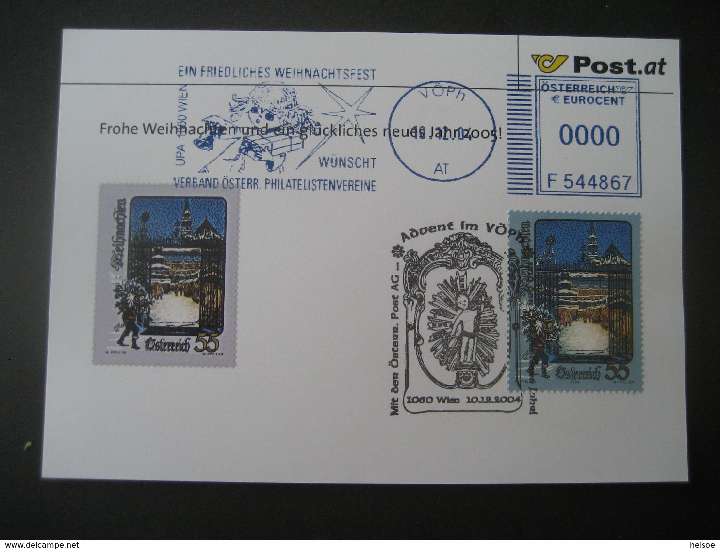 Österreich 2004- Werbe Maschinen Stempel  VÖPh - Maschinenstempel (EMA)