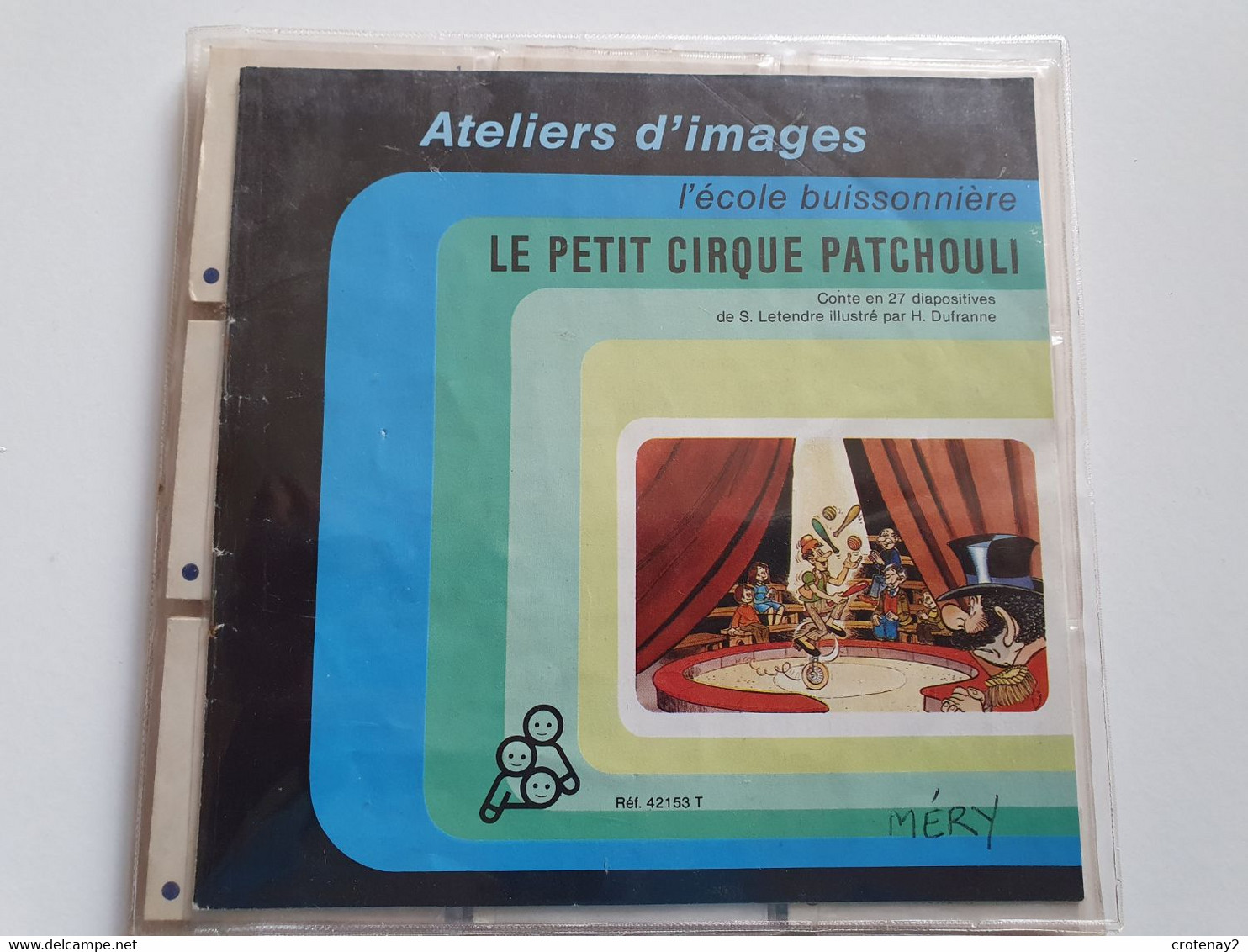 CONTE Pour Enfants Le Petit CIRQUE De PATCHOULI Composé De 27 Diapos Ou Diapositives Avec Texte Racontant L'histoire - 0-6 Years Old