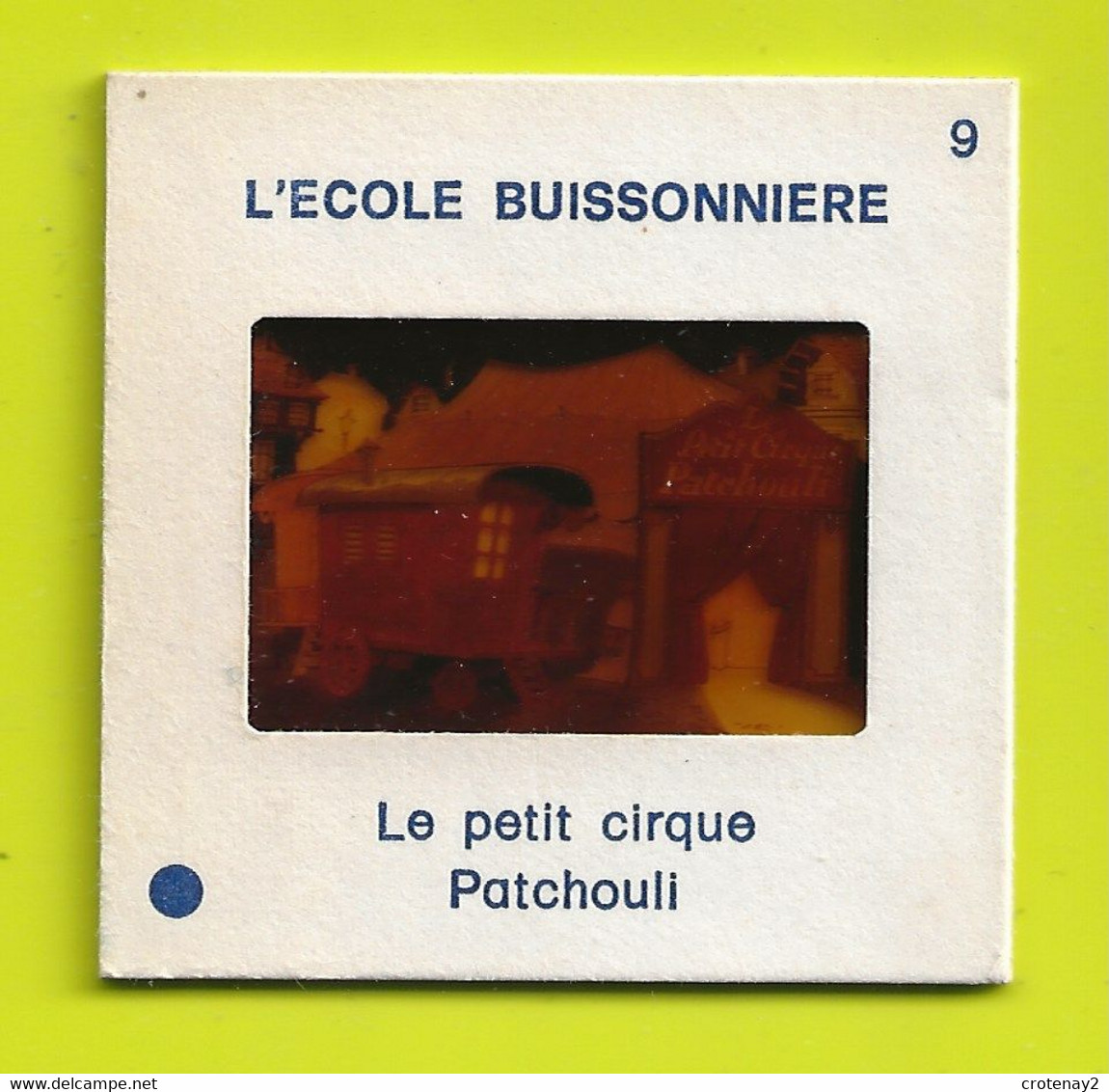 CONTE Pour Enfants Le Petit CIRQUE De PATCHOULI Composé De 27 Diapos Ou Diapositives Avec Texte Racontant L'histoire - 0-6 Años