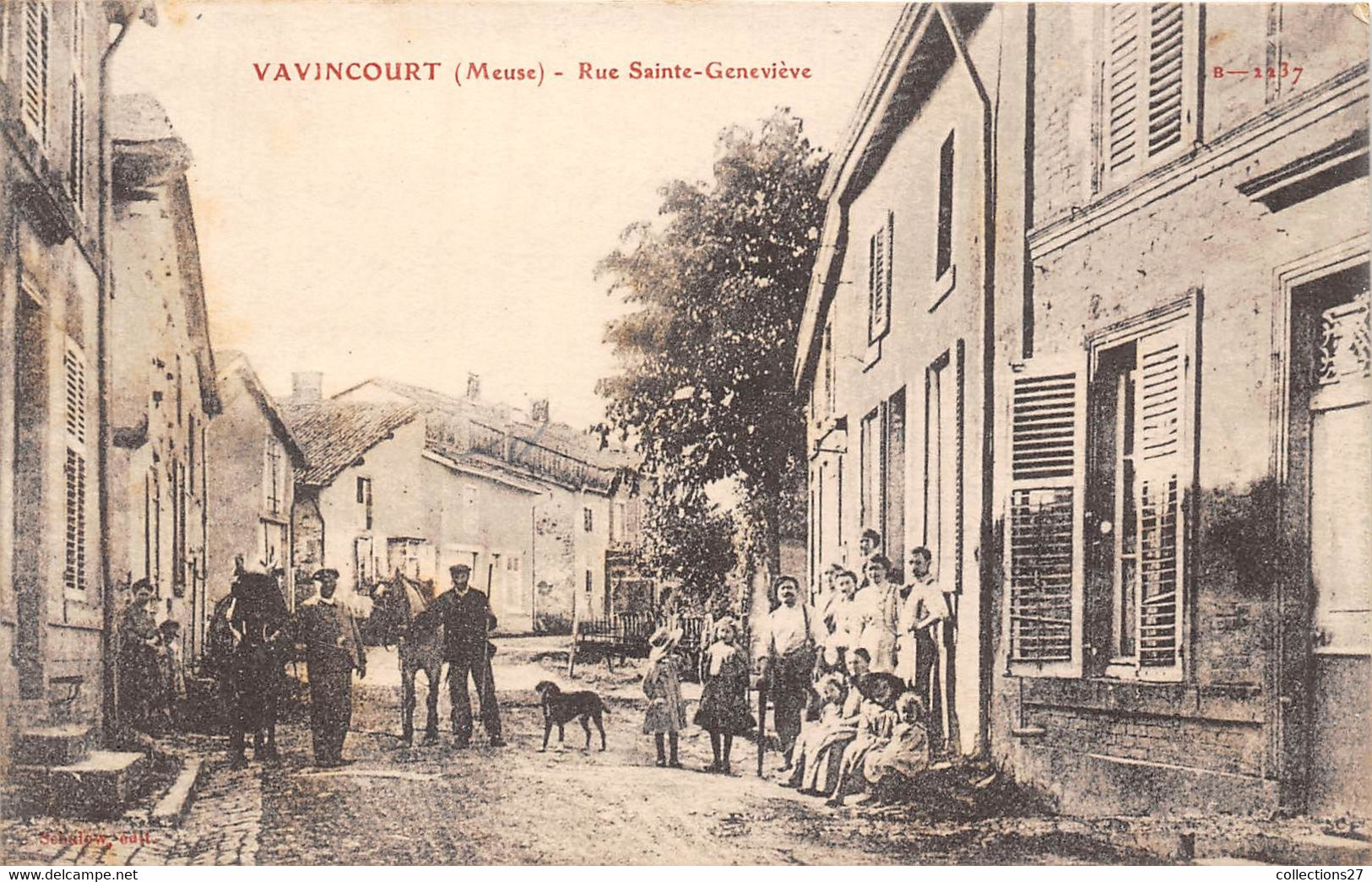 55-VAVINCOURT- RUE SAINTE-GENEVIEVE - Vavincourt