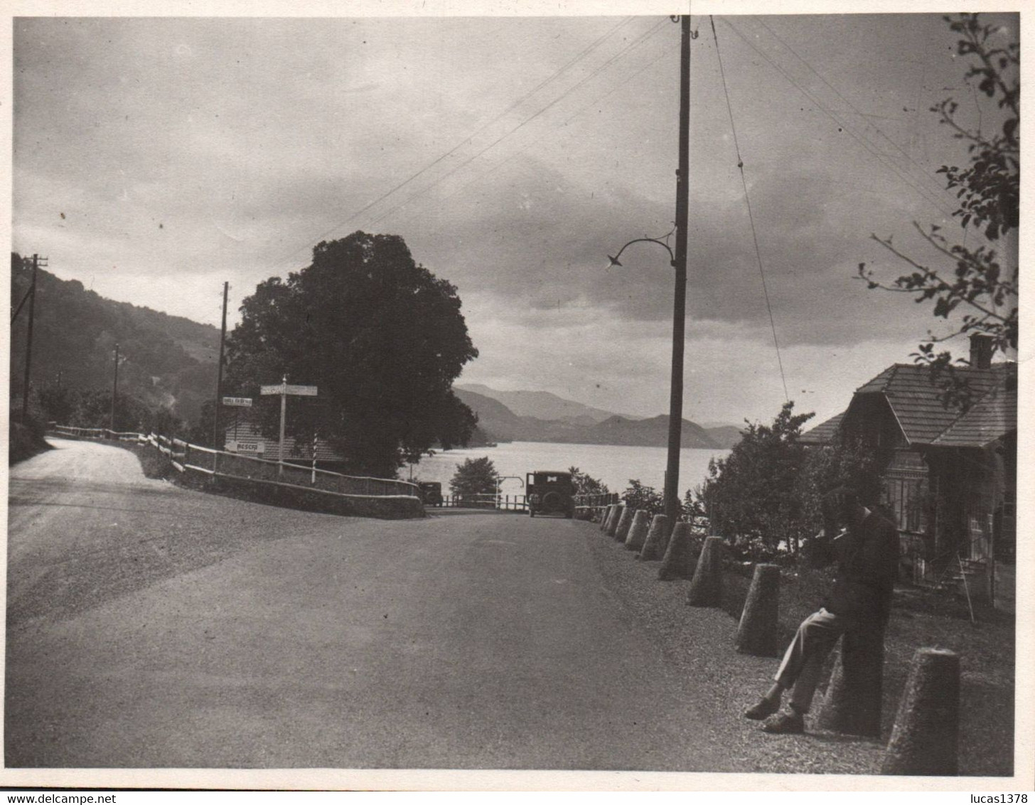 SUISSE  / TRES BELLE ET GRANDE PHOTO ORIGINALE / LAC DE BRIENZE 1930 - Brienz